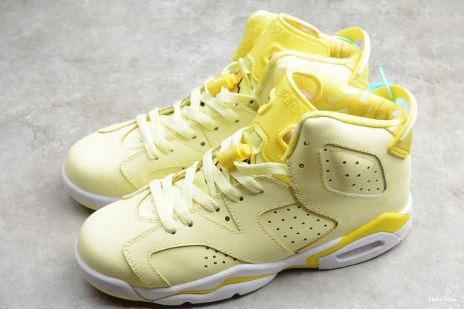 Rep TBK Jordan (GS) Yellow Air Dynamic Floral Retro 6 543390-800 0721